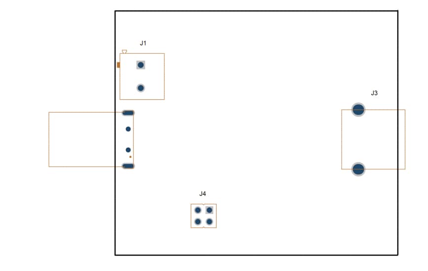 Plan mécanique - Texas Instruments Module d'évaluation TPS25846Q1EVM-117